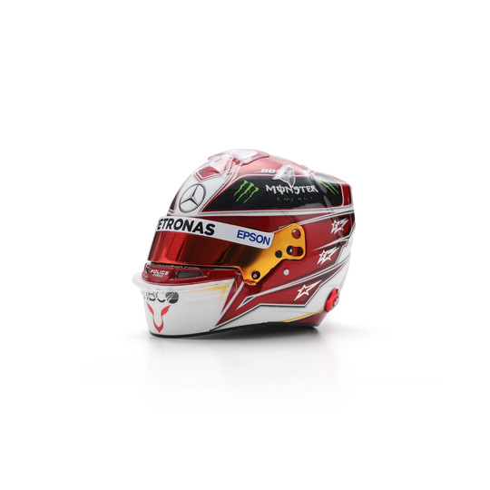 Casco de Lewis Hamilton de la Mercedes AMG Petronas para el Austin GP 2019, escala 1:5