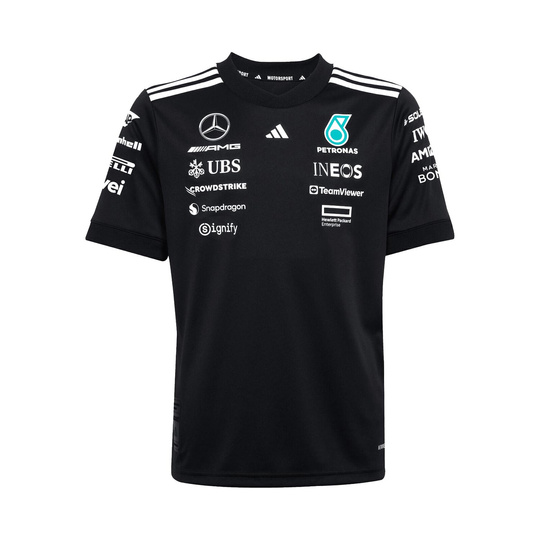Camiseta niño Team Mercedes AMG F1 2025 negro