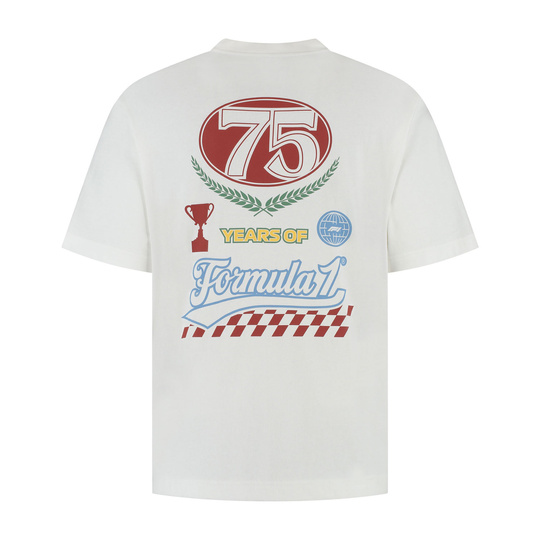 Camiseta Hombre Legacy Graphic blanca Formula 1 2025