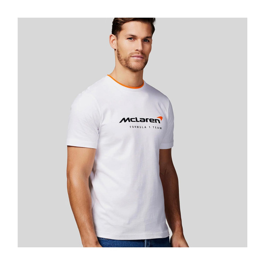 Camiseta de hombre Essentials McLaren F1 2025 blanco
