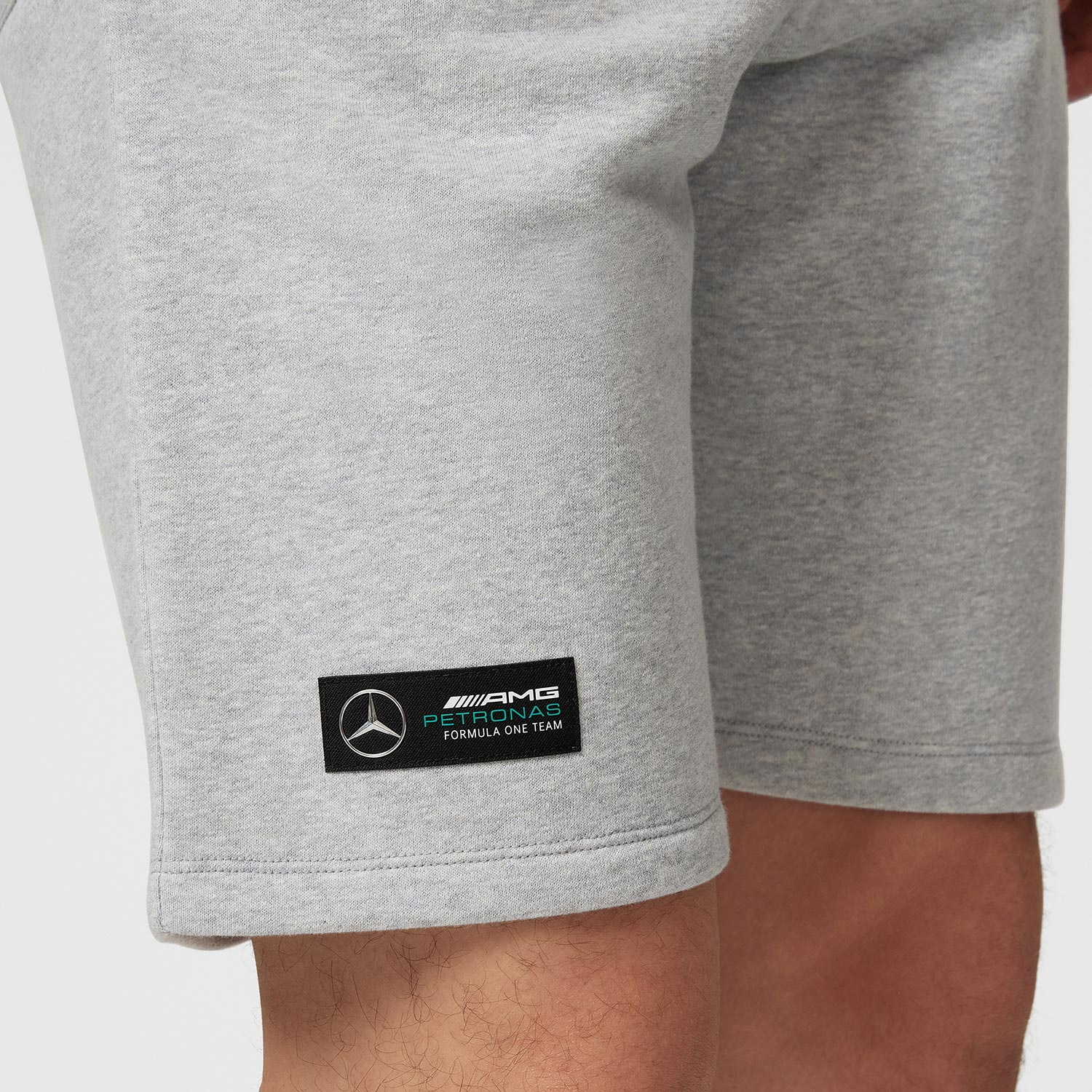 Pantalon corto Grey Mercedes AMG F1 Logo de hombre Gris Ropa Pantalones Equipo Equipos de Formula 1 Mercedes Topracingshop.es