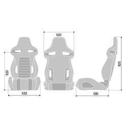 Asiento Sparco R333 MY21 negro/gris