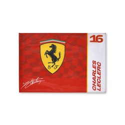 Bandera Leclerc Ferrari F1 2024