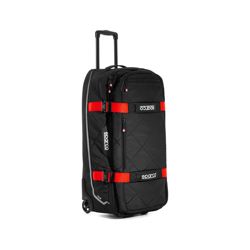 Bolsa de viaje con ruedas TOUR Sparco negro-rojo