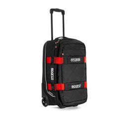 Bolsa de viaje con ruedas TRAVEL Sparco negro-rojo