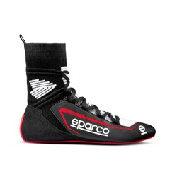 Botas de carreras Sparco X-LIGHT+ negro-rojo (FIA)