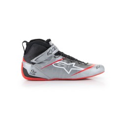 Botas de competición Alpinestars TECH 1Z V3 (FIA 8856-2018) Plata