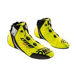 Botines OMP ONE EVO X R amarillo (FIA)