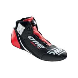 Botines OMP ONE EVO X R negro-rojo (FIA)