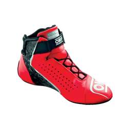 Botines OMP ONE EVO X rojo (FIA)