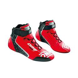 Botines OMP ONE EVO X rojo (FIA)