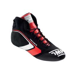 Botines OMP TECNICA MY21 negro/rojo (FIA)