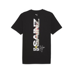 Camiseta Driver Sainz Ferrari F1 2024 negra hombre
