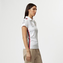 Camiseta Polo de mujer Team blanco Mercedes AMG F1 