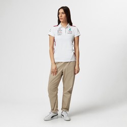 Camiseta Polo de mujer Team blanco Mercedes AMG F1 