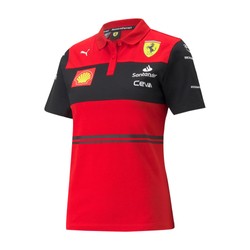 Camiseta Polo de mujer roja Team Ferrari F1 