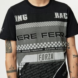 Camiseta de hombre Graphic black Ferrari F1 