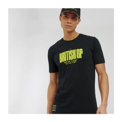 Camiseta de hombre Silverstone Aston Martin F1 negro