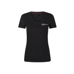 Camiseta de mujer Logo negra Porsche Motorsport 2021