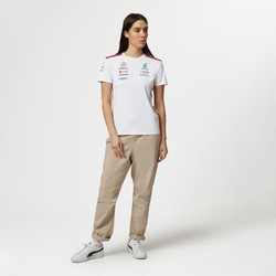 Camiseta de mujer Team blanco Mercedes AMG F1 