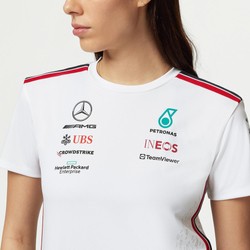 Camiseta de mujer Team blanco Mercedes AMG F1 