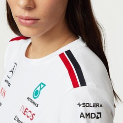 Camiseta de mujer Team blanco Mercedes AMG F1 