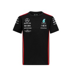 Camiseta de nino Team Black Mercedes AMG F1 