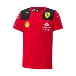 Camiseta de nino roja Team Ferrari F1 