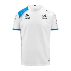 Camiseta del equipo Fan Team white Alpine Racing F1 