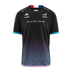 Camiseta del equipo Ocon Team black Alpine Racing F1 