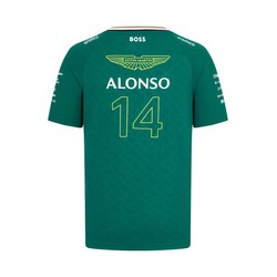 Camiseta infantil verde Alonso Aston Martin F1 2024