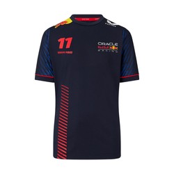 Camiseta para ninos Sergio Perez Team azul marino Red Bull Racing 