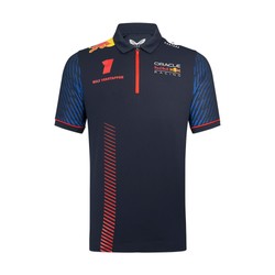 Camiseta polo de hombre Max Verstappen Team azul marino Red Bull Racing 