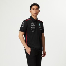 Camiseta polo de hombre Team Black Mercedes AMG F1 