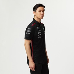 Camiseta polo de hombre Team Black Mercedes AMG F1 