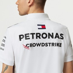 Camiseta polo de hombre Team blanco Mercedes AMG F1 