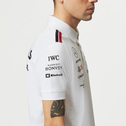 Camiseta polo de hombre Team blanco Mercedes AMG F1 