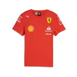 Camiseta roja infantil Team Ferrari F1 2024