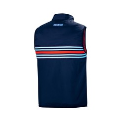 Chaleco para hombre Stripe Sparco Martini Racing azul marino