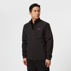 Chaqueta de hombre softshell Logo negra Formula 1 