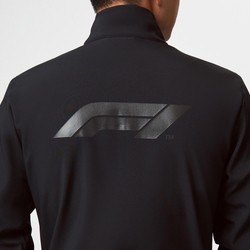 Chaqueta de hombre softshell Logo negra Formula 1 