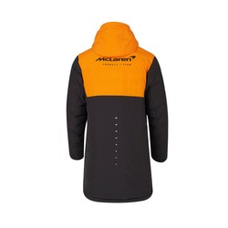 Chaqueta larga acolchada para hombre réplica del equipo McLaren F1 2024