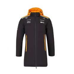 Chaqueta larga acolchada para hombre réplica del equipo McLaren F1 2024