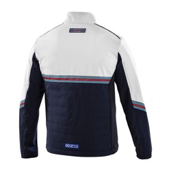 Chaqueta softshell Sparco Martini azul marino/blanco