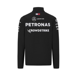 Chaqueta softshell negra de hombre Team Mercedes AMG F1 2024