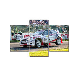 Cuadro de la lona Leszek Kuzaj / Andrzej Górski - Toyota Corolla WRC 180 x 100 cm