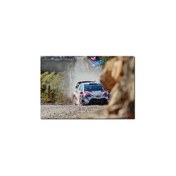 Cuadro de la lona Ott Tanak / Martin Jarveoja - Toyota Yaris WRC 60 x 40 cm
