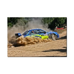 Cuadro de la lona Petter Solberg / Phil Mills - Subaru Impreza S10 WRC 120 x 80 cm