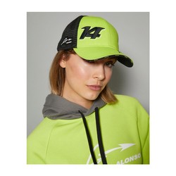 Gorra de béisbol Alonso Kimoa Aston Martin F1 verde lima