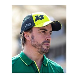 Gorra de béisbol Alonso Kimoa Aston Martin F1 verde lima